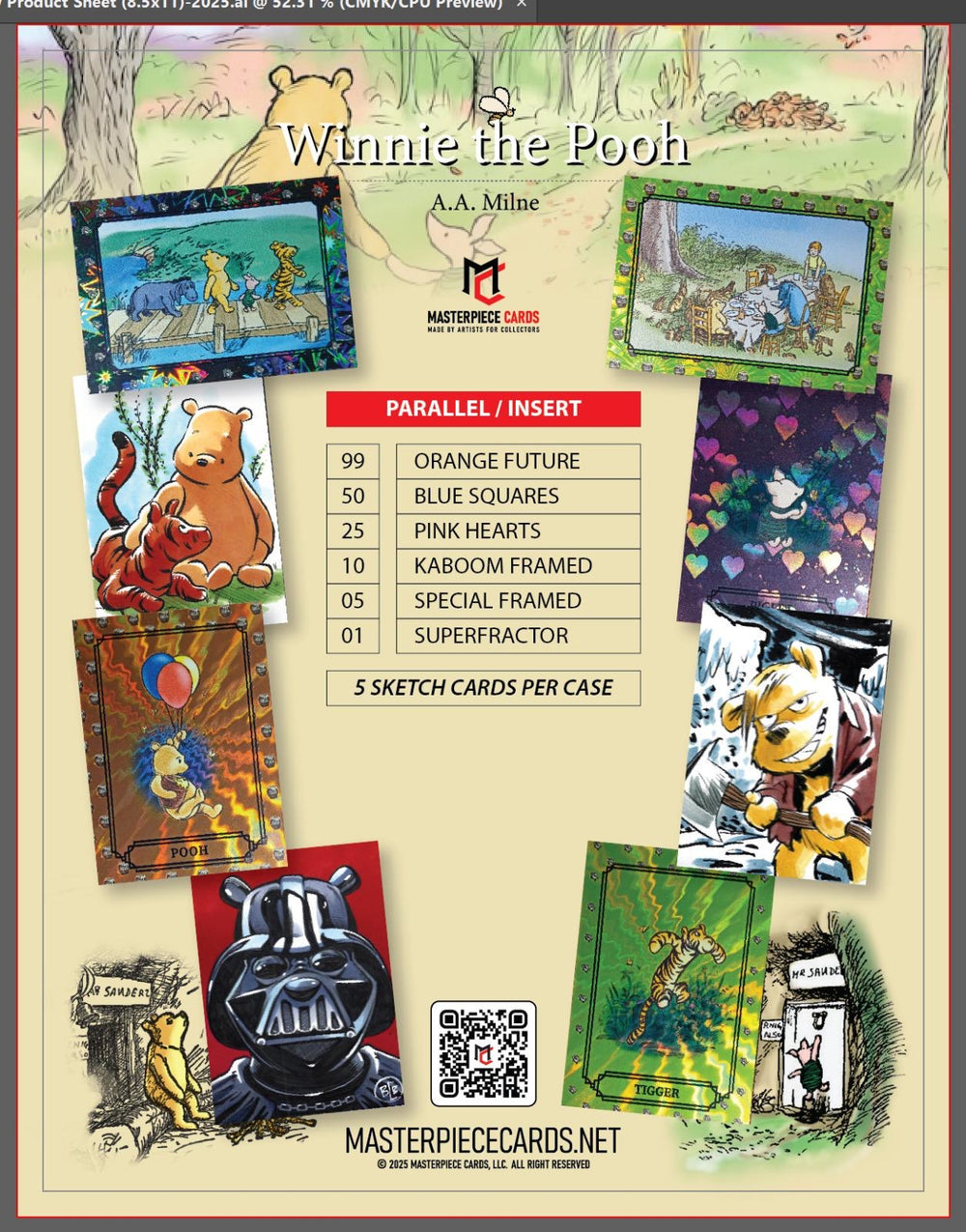 Masterpiece Cards: Winnie the Pooh
