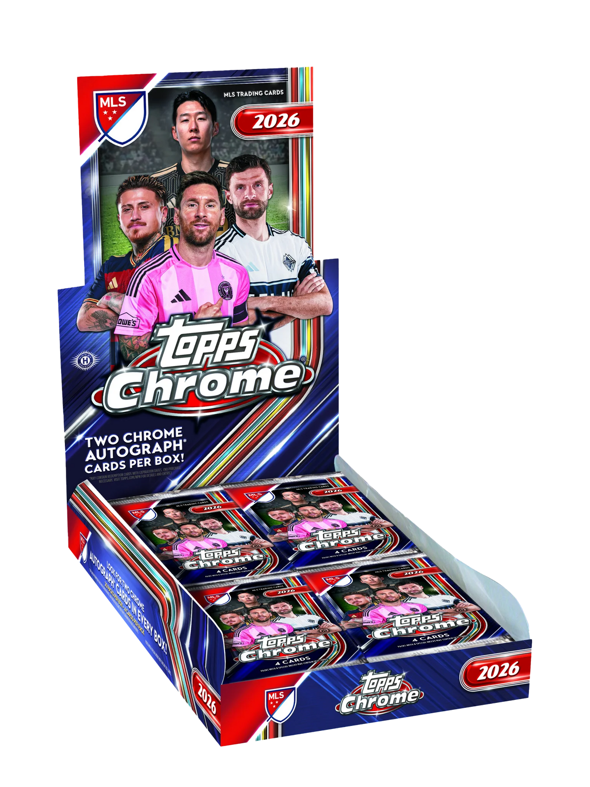 Topps Chrome® Major League Soccer 2026 Hobby Box