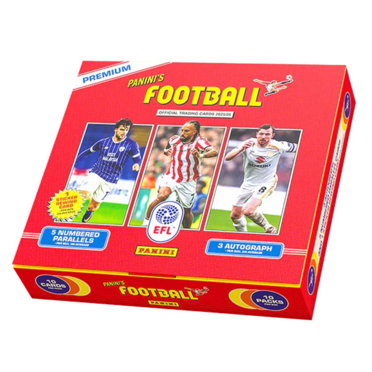 2025-26 Panini Football EFL Soccer Trading Cards Premium Box