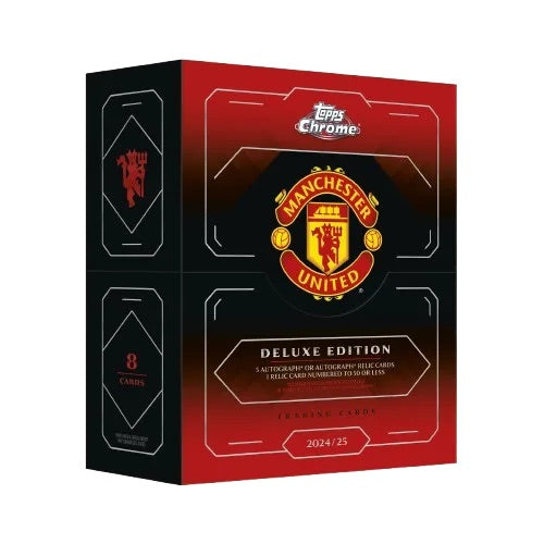 2024/25 Topps Chrome Deluxe Edition Manchester United Box