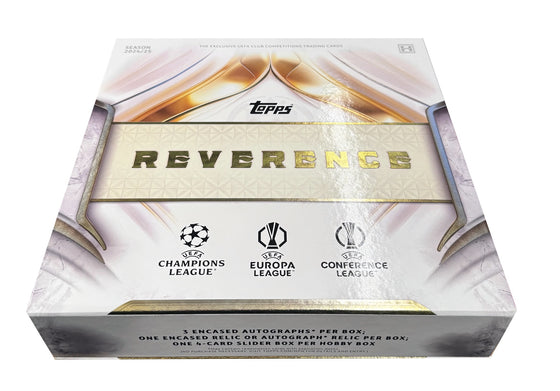 2024/25 Topps Reverence UEFA Club Competitions Hobby Box