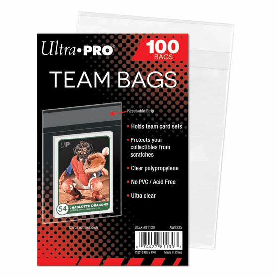 Ultra Pro Resealable Team Bags