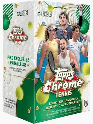 2026 Topps Chrome Tennis - Factory Sealed - Value Box
