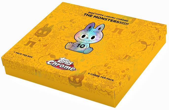 Topps Labubu Chrome 2025 10th Anniversary - Hobby Box