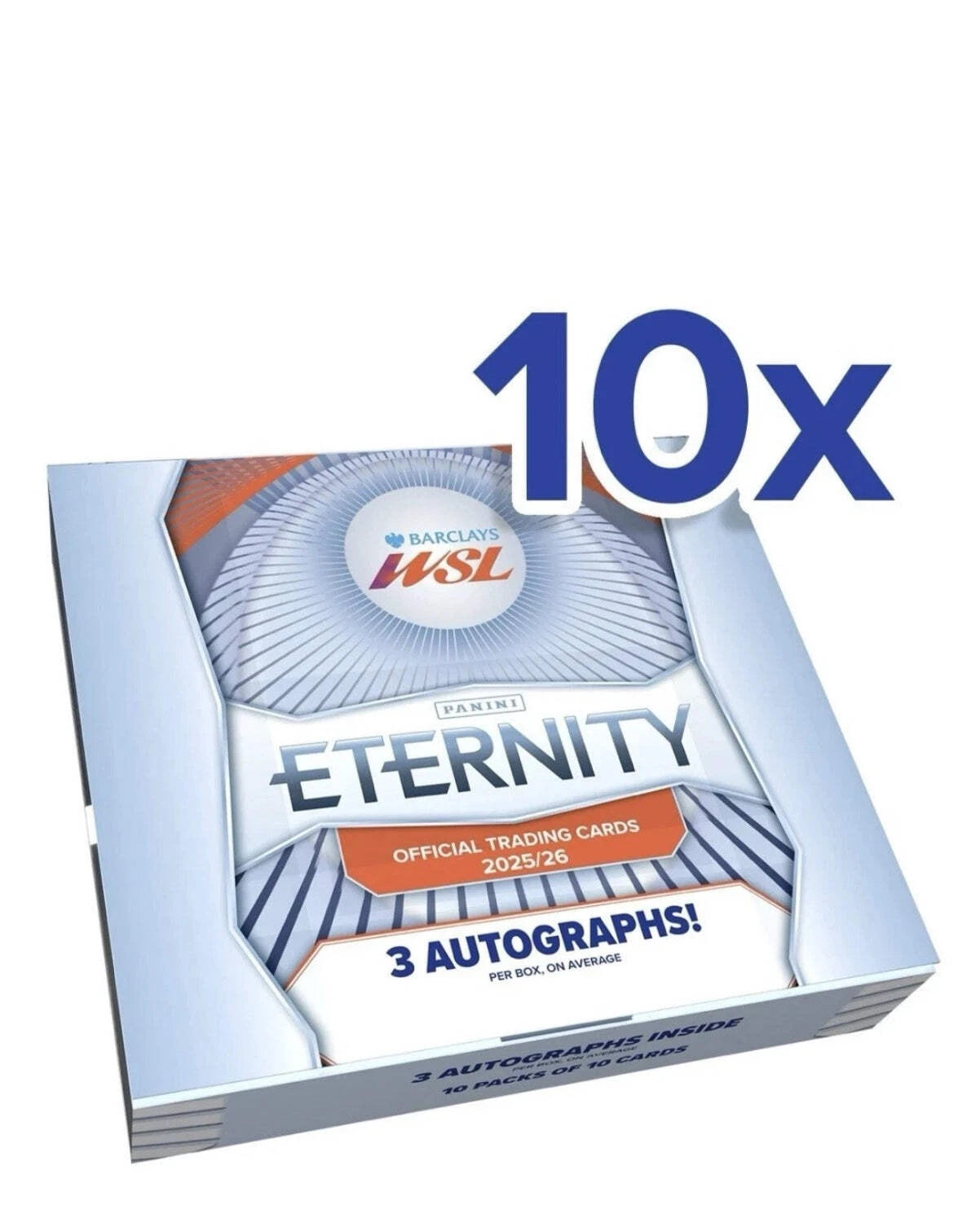 Panini WSL Eternity 2025/26 Official Trading Card Hobby Box (Full Case - 10 Boxes)