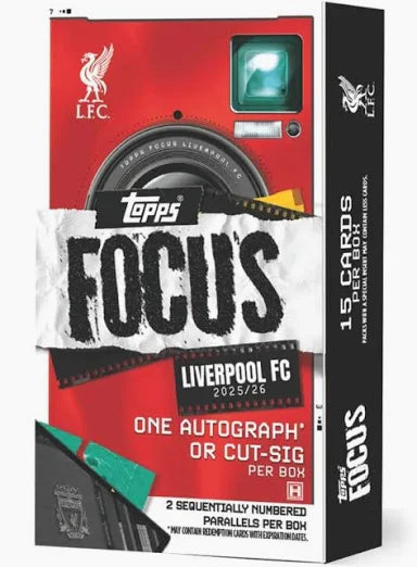 2025-26 Topps Liverpool Focus Team Set Box