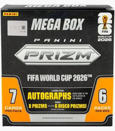 Panini Prizm FIFA World Cup Soccer Mega Box