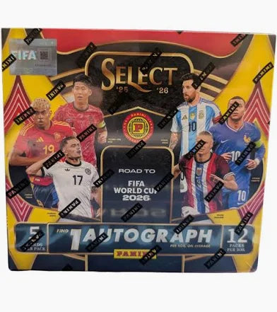 Panini Select Road to FIFA World Cup Soccer 2025/26 Hobby International Box
